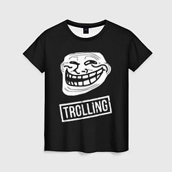 Женская футболка Интернет Тролль