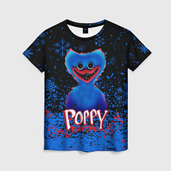Женская футболка Poppy Playtime хоррор