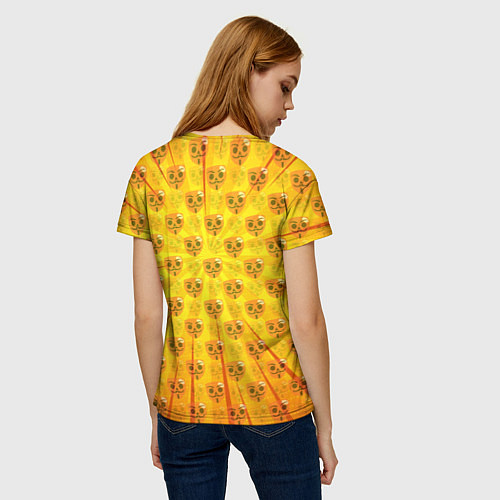 Женская футболка ИГРА БАБЛ КВАС BUBBLE KVASS GAME / 3D-принт – фото 4