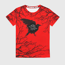 Женская футболка Dead by Daylight ворон