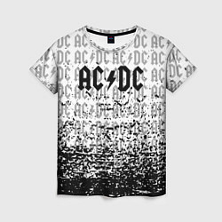 Футболка женская ACDC rock, цвет: 3D-принт