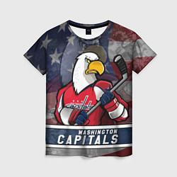 Женская футболка Вашингтон Кэпиталз, Washington Capitals