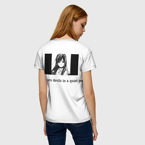 Женская футболка There are devils / 3D-принт – фото 4