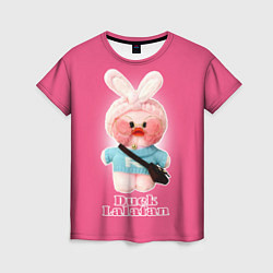 Женская футболка Duck Lalafan утёнок Лалафанфан