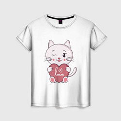 Женская футболка Любимая кошечка