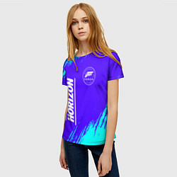 Футболка женская FORZA HORIZON Краски, цвет: 3D-принт — фото 2