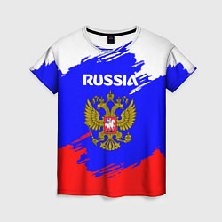 Женская футболка Russia Геометрия
