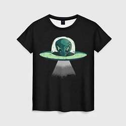 Женская футболка Инопланетный гость