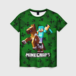 Женская футболка Minecraft, Майнкрафт 2022
