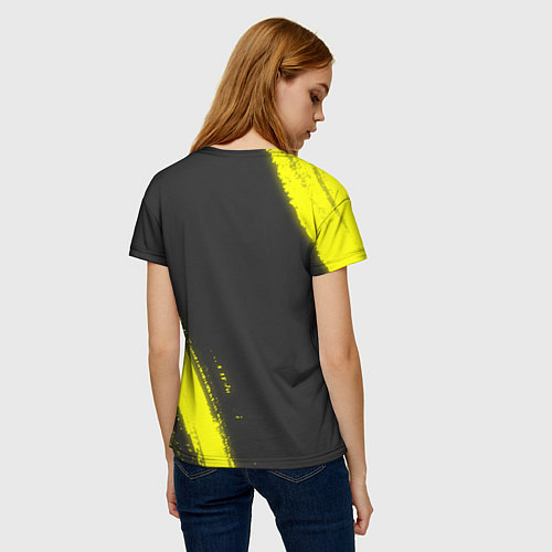 Женская футболка LALAFANFAN - PREMIUM - Краски / 3D-принт – фото 4