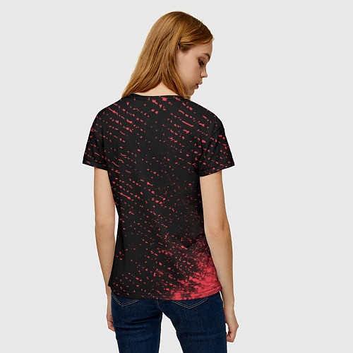 Женская футболка ХАГИ ВАГИ Краски / 3D-принт – фото 4