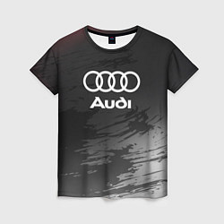 Женская футболка Audi туман