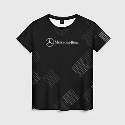 Женская футболка Mercedes-Benz - В клетку