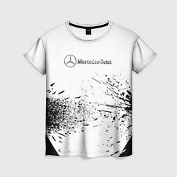 Женская футболка Mercedes-Benz - Брызги