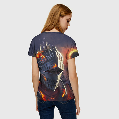 Женская футболка DARK SOULS III Рыцарь Солнца Дарк Соулс / 3D-принт – фото 4