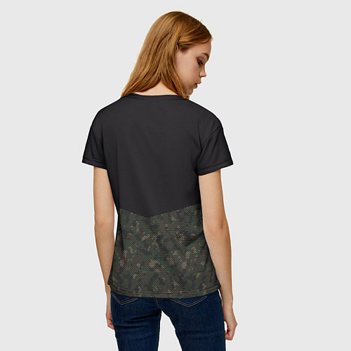 Женская футболка Диванные Войска Силы Медленного Реагирования / 3D-принт – фото 4