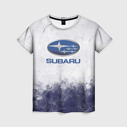 Женская футболка Subaru Трещина