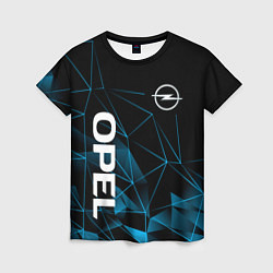 Женская футболка Opel, Опель геометрия