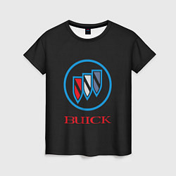 Женская футболка Buick Emblem Logo