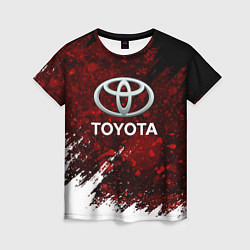 Футболка женская Toyota Вектор, цвет: 3D-принт