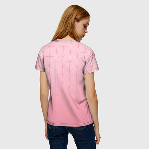 Женская футболка НЕДЗУКО DEMON SLAYER КЛИНОК / 3D-принт – фото 4