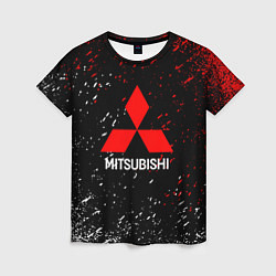 Футболка женская Mitsubishi Logo auto, цвет: 3D-принт