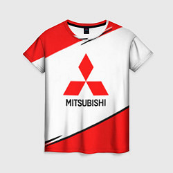 Женская футболка Mitsubishi Logo Geometry