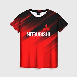 Женская футболка Mitsubishi - Red Sport