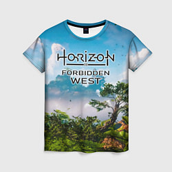 Женская футболка Horizon Forbidden West Хоризон Запретный Запад