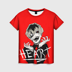 Женская футболка Ghoul heart