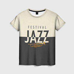Женская футболка JAZZ FESTIVAL