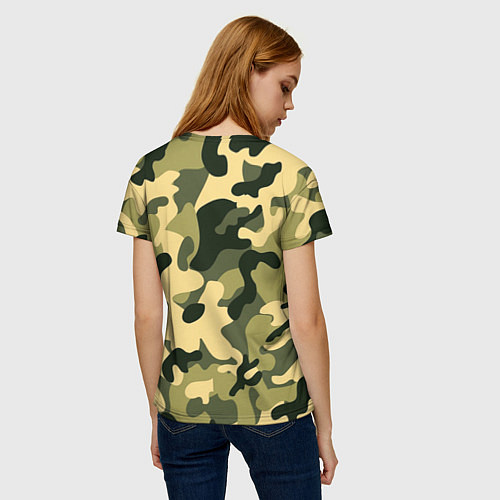 Женская футболка Сильные подарки ко Дню Защитника Отечества / 3D-принт – фото 4