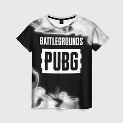 Женская футболка ПАБГ: БАТЛГРАУНД PUBG Fire