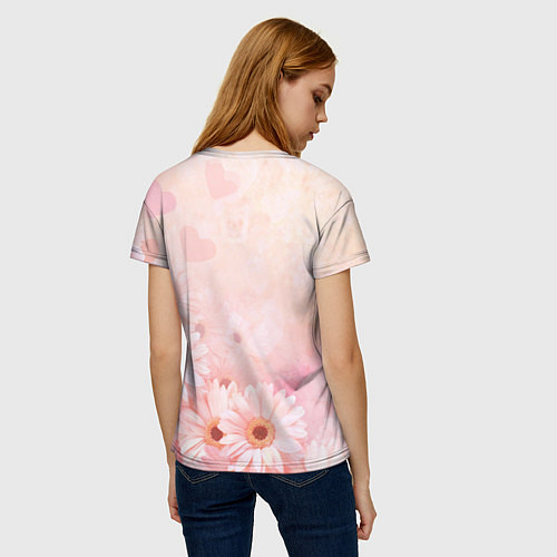 Женская футболка Самая Красивая Света / 3D-принт – фото 4