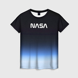 Футболка женская NASA с МКС, цвет: 3D-принт
