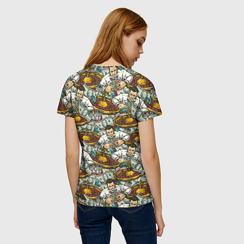 Женская футболка Джекпот в Казино / 3D-принт – фото 4