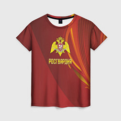 Женская футболка Росгвардия с эмблемой