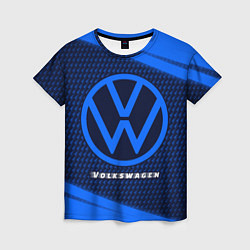 Женская футболка VOLKSWAGEN Volkswagen Абстракция