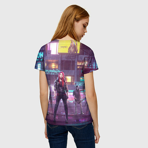 Женская футболка Cyberpunk 2077 Vi Ви / 3D-принт – фото 4