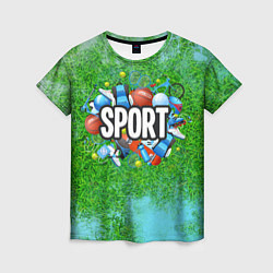 Женская футболка Разные спорт Sport