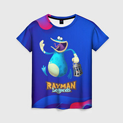 Женская футболка Синий globox Rayman