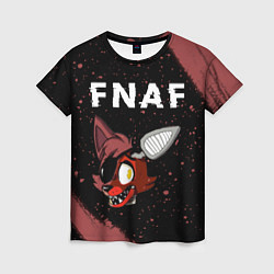 Женская футболка FIVE NIGHTS AT FREDDYS - ФОКСИ Краска