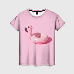 Женская футболка Flamingos Розовый фламинго