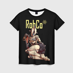Женская футболка Fallout - RobCo