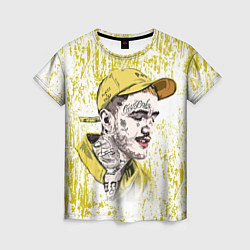 Женская футболка Lil Peep CryBaby Yellow Лил Пип