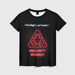 Футболка женская Five Nights at Freddys: Security Breach logo, цвет: 3D-принт