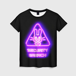 Женская футболка Five Nights at Freddys: Security Breach логотип