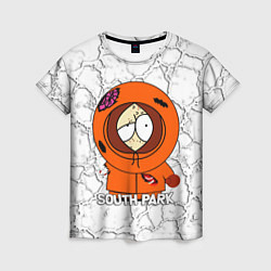 Женская футболка Мультфильм Южный парк Кенни South Park