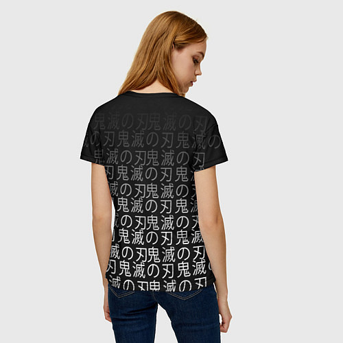 Женская футболка Клинок, рассекающий демонов Аниме / 3D-принт – фото 4