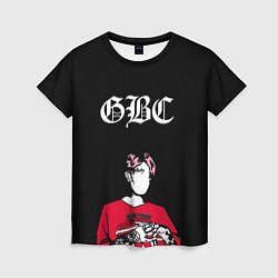 Женская футболка Lil Peep GBC Лил Пип Надпись